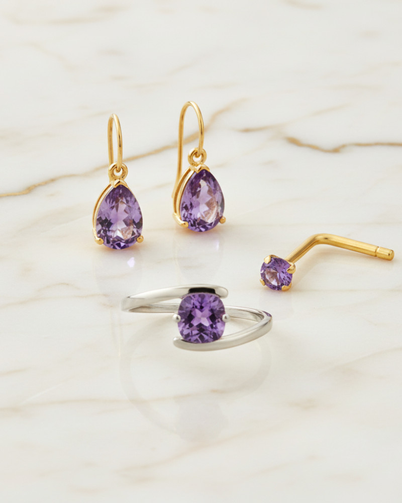 Bijoux Améthyste Femme