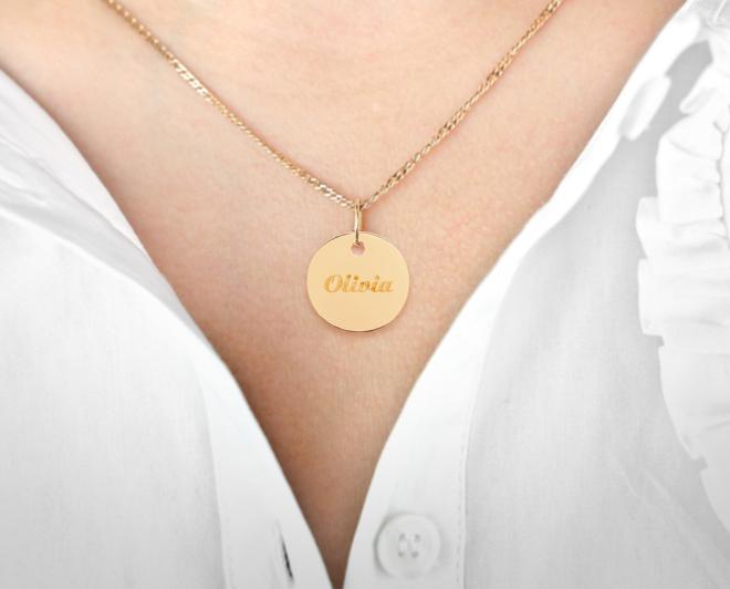 Gravure pendentifs homme