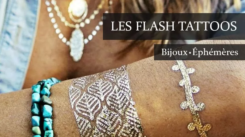 Les Flash Tattoos, tatouages bijoux éphémères